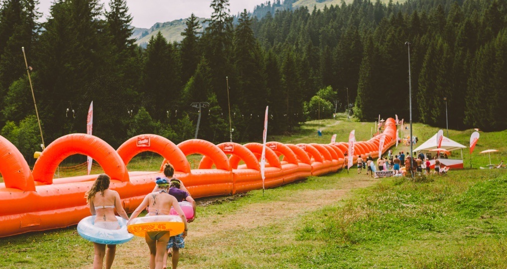 L'immense toboggan aquatique est de retour à Morgins cet été